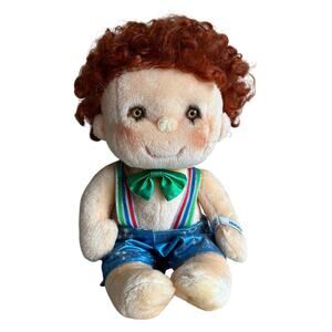 Vintage Kenner 80s Hugga Bunch Hugsy Boy Doll Red Hair Original clothes